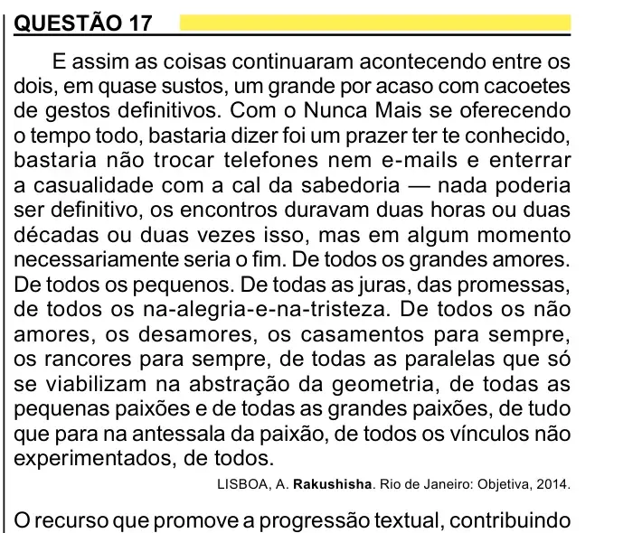 Enunciado da questão 17 do ENEM 2023 Dia 1
