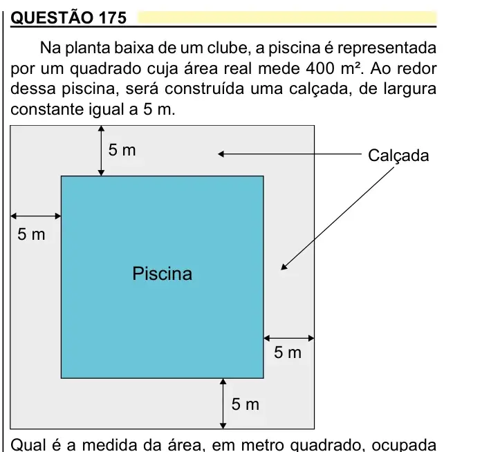 Enunciado da questão 175 do ENEM 2023 Dia 2