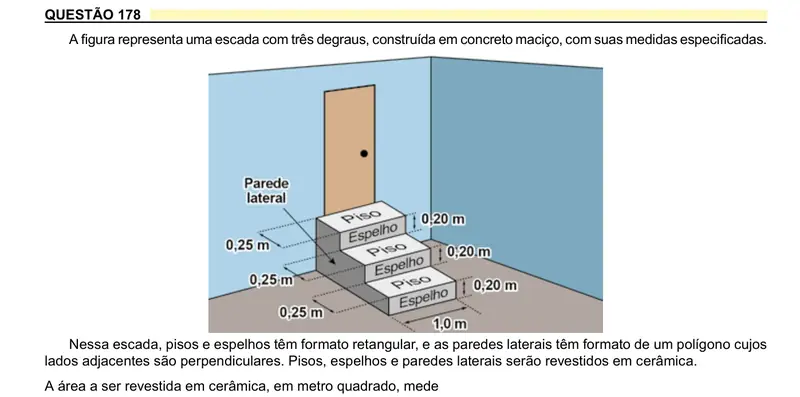 Enunciado da questão 178 do ENEM 2023 Dia 2