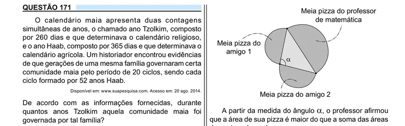 Enunciado da questão 171 do ENEM 2023