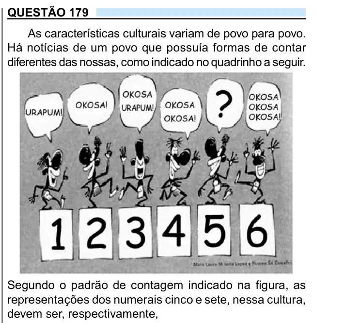 Enunciado da questão 179 do ENEM 2023