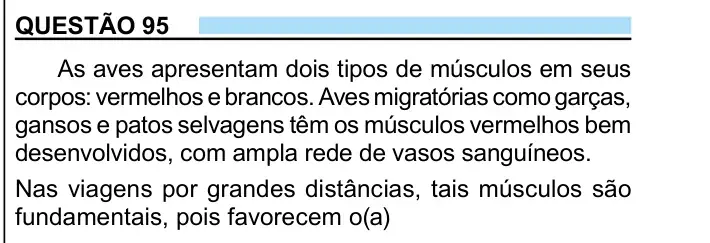 Enunciado da questão 95 do ENEM 2023