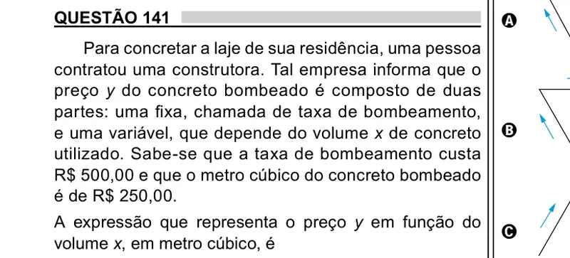 Enunciado da questão 141 do ENEM 2023 Dia 2