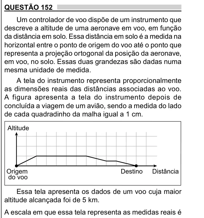 Enunciado da questão 152 do ENEM 2023 Dia 2