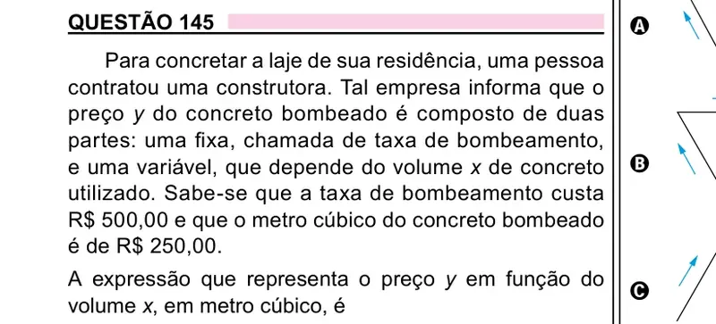 Enunciado da questão 145 do ENEM 2023 Dia 2