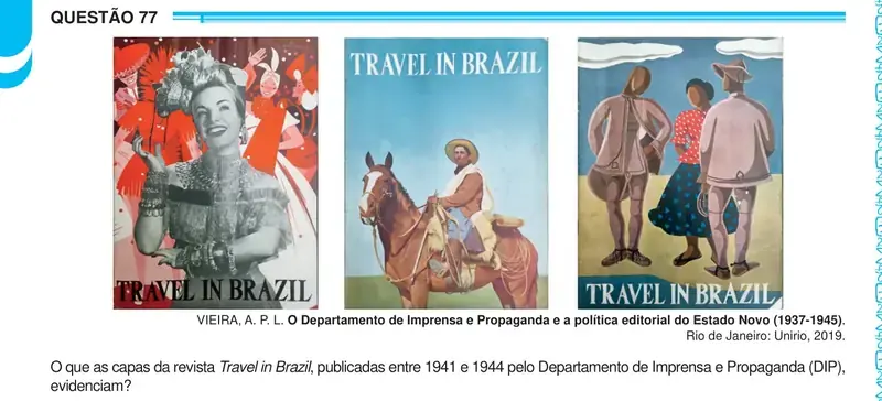Enunciado da questão 77 do ENEM 2024