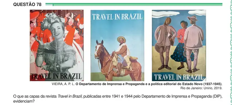Enunciado da questão 78 do ENEM 2024 Dia 1