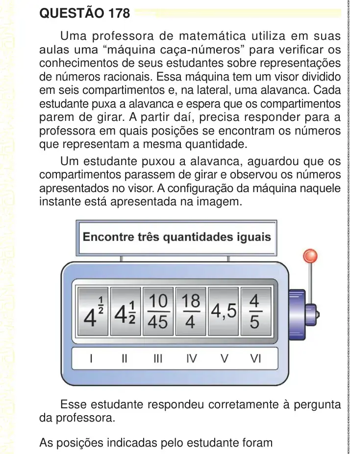 Enunciado da questão 178 do ENEM 2024 Dia 2