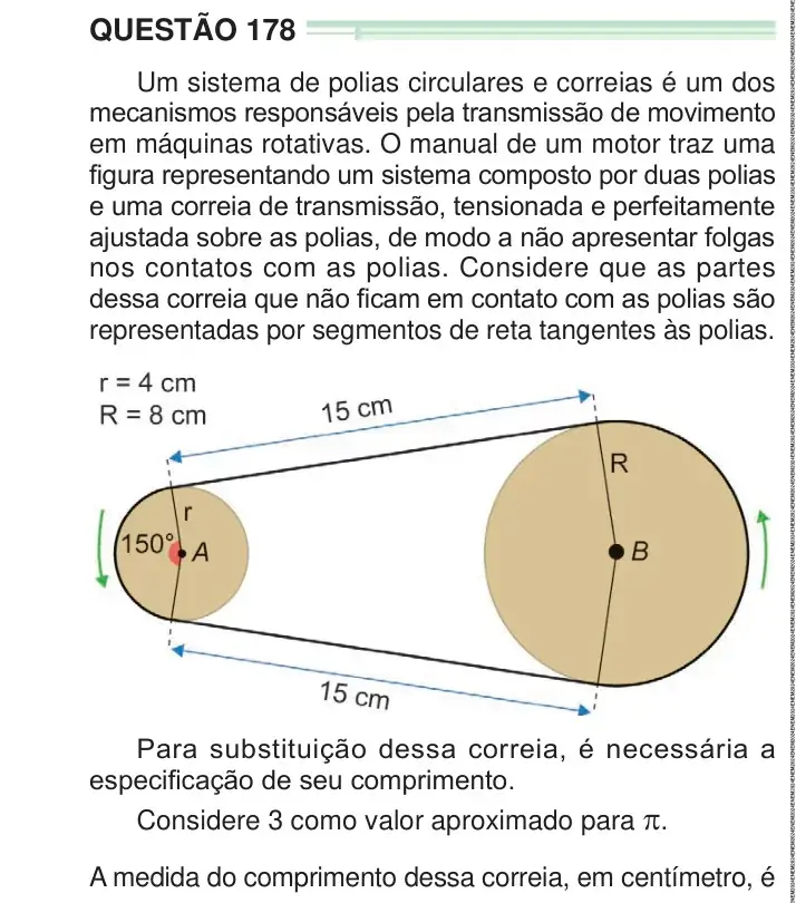 Enunciado da questão 178 do ENEM 2024 Dia 2