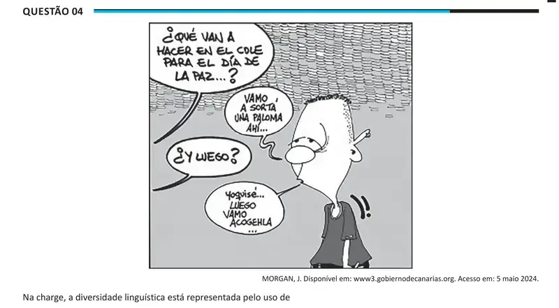 Enunciado da questão 4 do ENEM 2025
