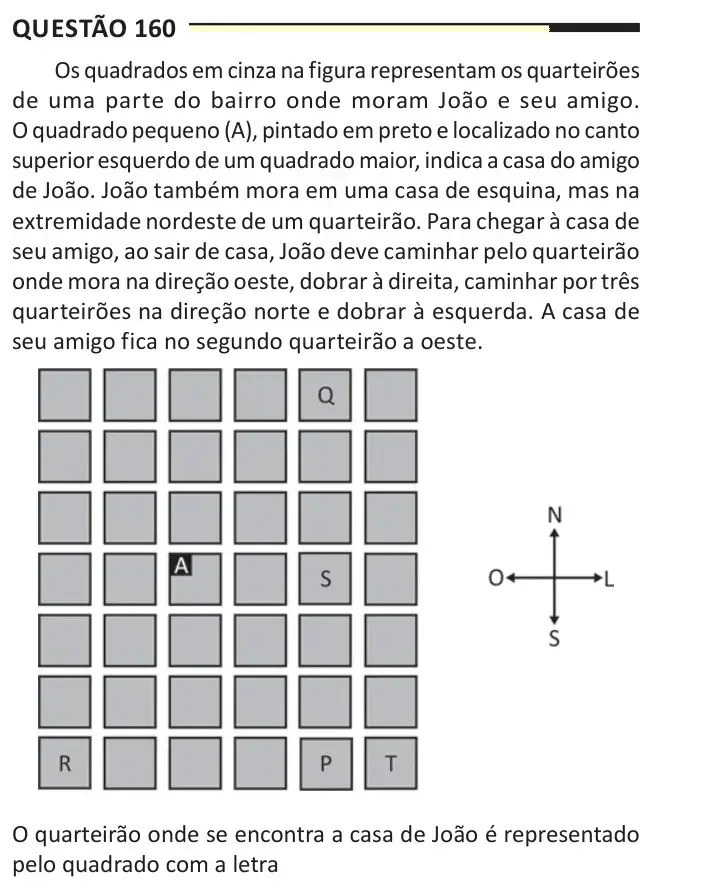 Enunciado da questão 160 do ENEM 2025 Dia 2