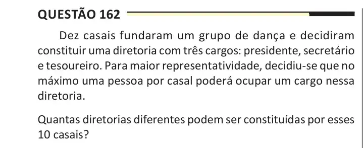 Enunciado da questão 162 do ENEM 2025 Dia 2