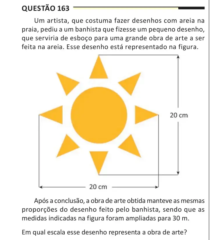 Enunciado da questão 163 do ENEM 2025 Dia 2