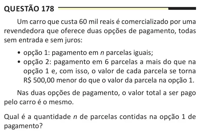 Enunciado da questão 178 do ENEM 2025 Dia 2
