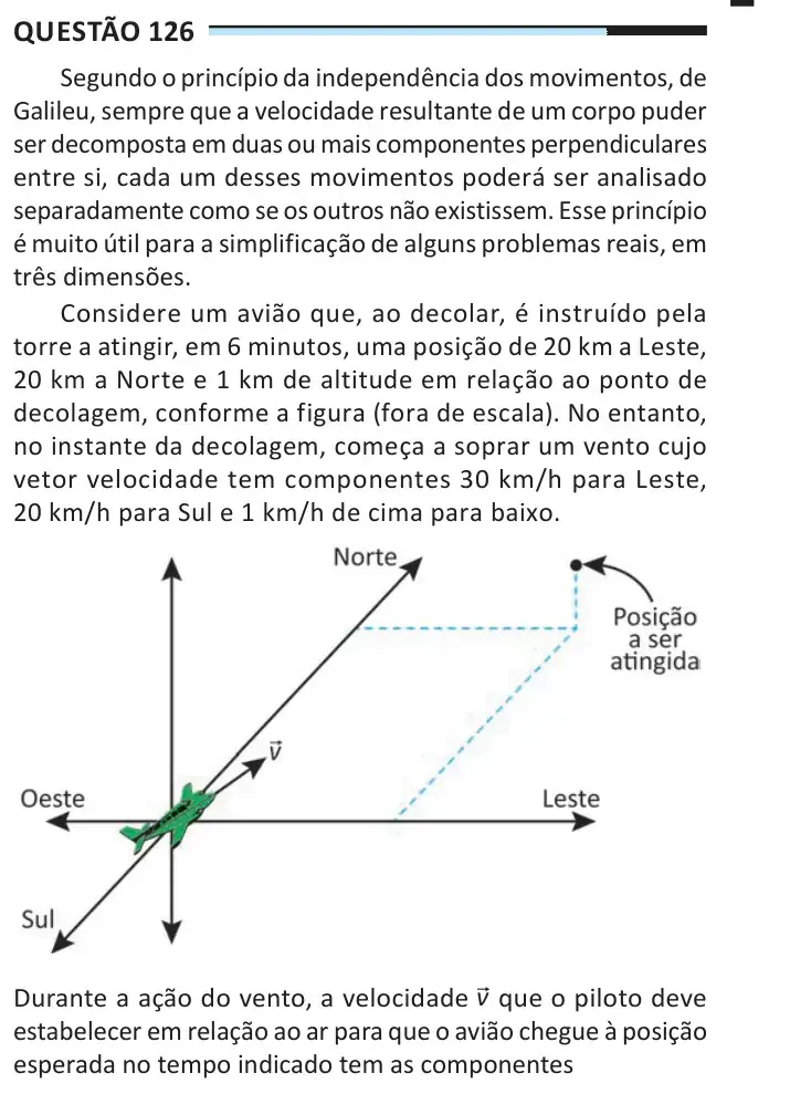 Enunciado da questão 126 do ENEM 2025 Dia 2