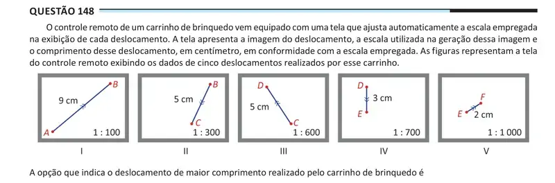 Enunciado da questão 148 do ENEM 2025 Dia 2