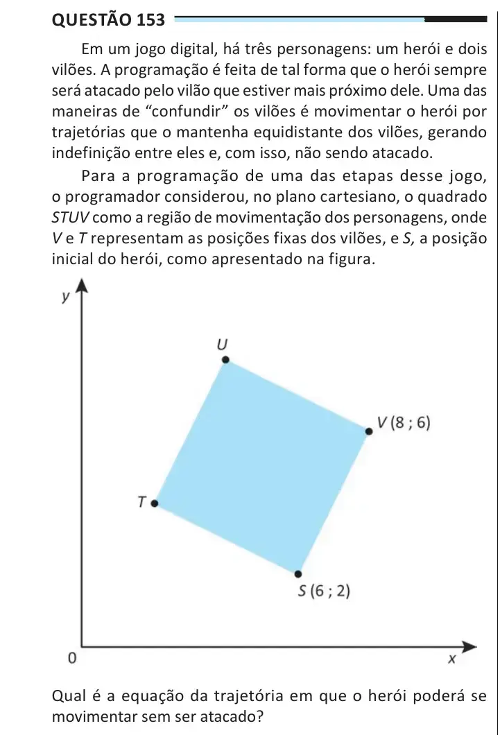 Enunciado da questão 153 do ENEM 2025 Dia 2