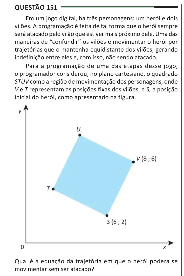 Enunciado da questão 151 do ENEM 2025 Dia 2